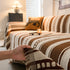 Bohemian Striped Sofa Cover, Decor Woven Throw for Couch, Loveseat, or Sectional