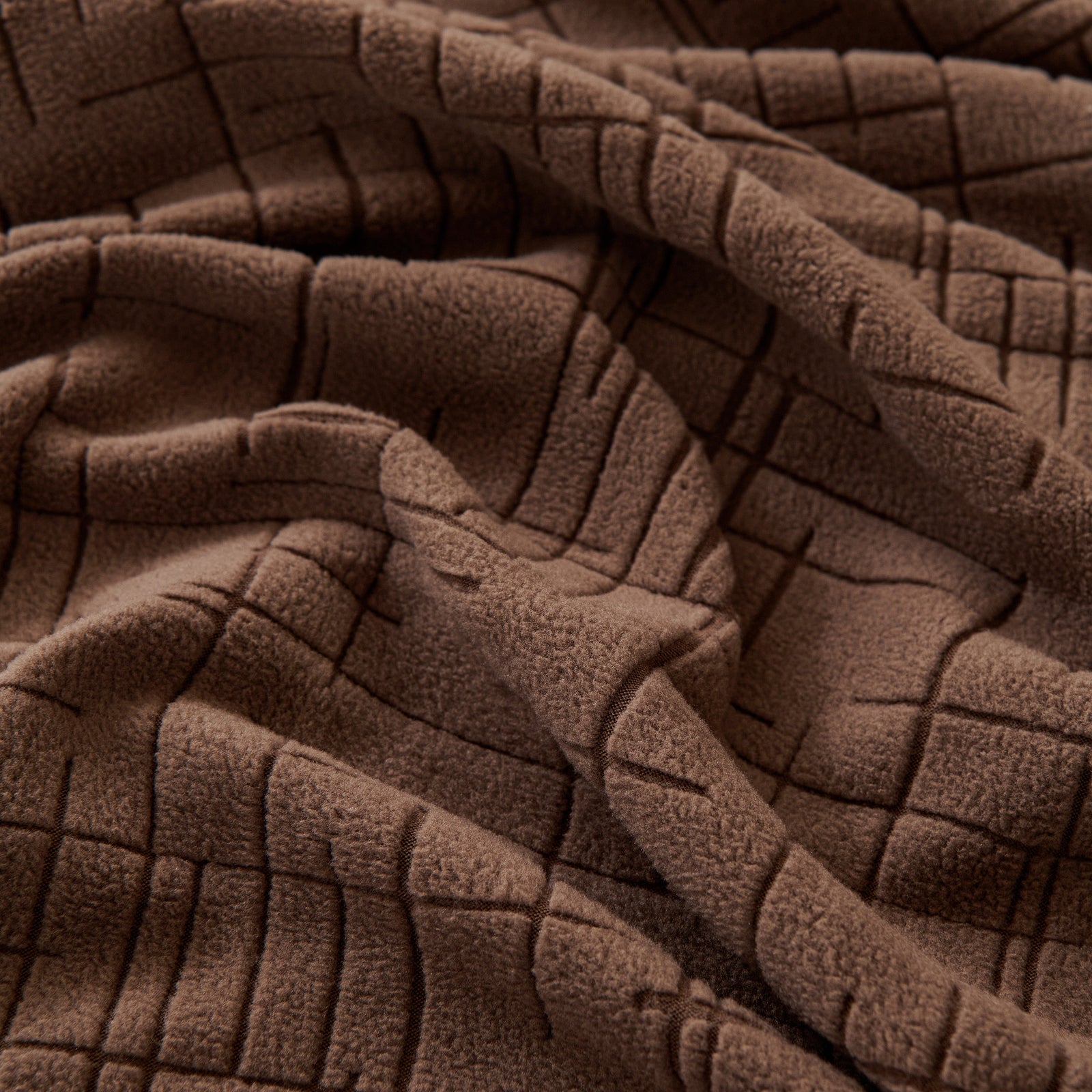 Embossed Lines Couch Covers Stretchable Non-Slip & Washable Sofa Slipcovers