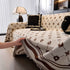 Chenille Jacquard Sofa Throw Cover Blanket, Luxury Thick Woven Couch Cover for Sofa