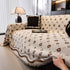 Chenille Jacquard Sofa Throw Cover Blanket, Luxury Thick Woven Couch Cover for Sofa