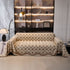 Chenille Jacquard Sofa Throw Cover Blanket, Luxury Thick Woven Couch Cover for Sofa