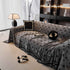 Chenille Jacquard Sofa Throw Cover Blanket, Luxury Thick Woven Couch Cover for Sofa