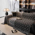 Chenille Jacquard Sofa Throw Cover Blanket, Luxury Thick Woven Couch Cover for Sofa