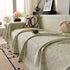 Sofa Cover Throw with Subtle Textured Stripes Lightweight Smooth Couch Slipcover