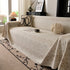 Sofa Cover Throw with Subtle Textured Stripes Lightweight Smooth Couch Slipcover