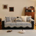 French Vintage Style Couch Cover with Skirt,  Non-Slip Sectional Furniture Covers
