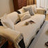 French Vintage Style Couch Cover with Skirt,  Non-Slip Sectional Furniture Covers
