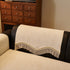 French Vintage Style Couch Cover with Skirt,  Non-Slip Sectional Furniture Covers