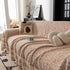 Textured Woven Furniture Protector for Couch, Rustic Farmhouse Sofa Throw Blanket
