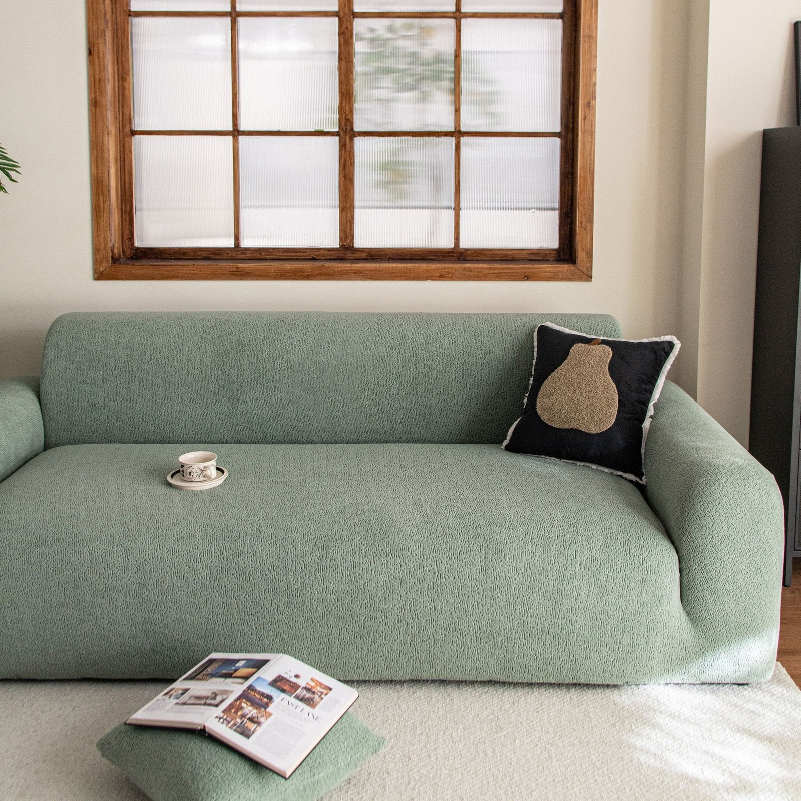 High Stretch Sofa Slipcover, Non Slip Couch Sofa Cover Washable Furniture Protector