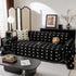 Sofa Throw Blanket with Woven Geometric Pattern & Tassels, Soft & Thick Couch Cover