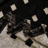Sofa Throw Blanket with Woven Geometric Pattern & Tassels, Soft & Thick Couch Cover