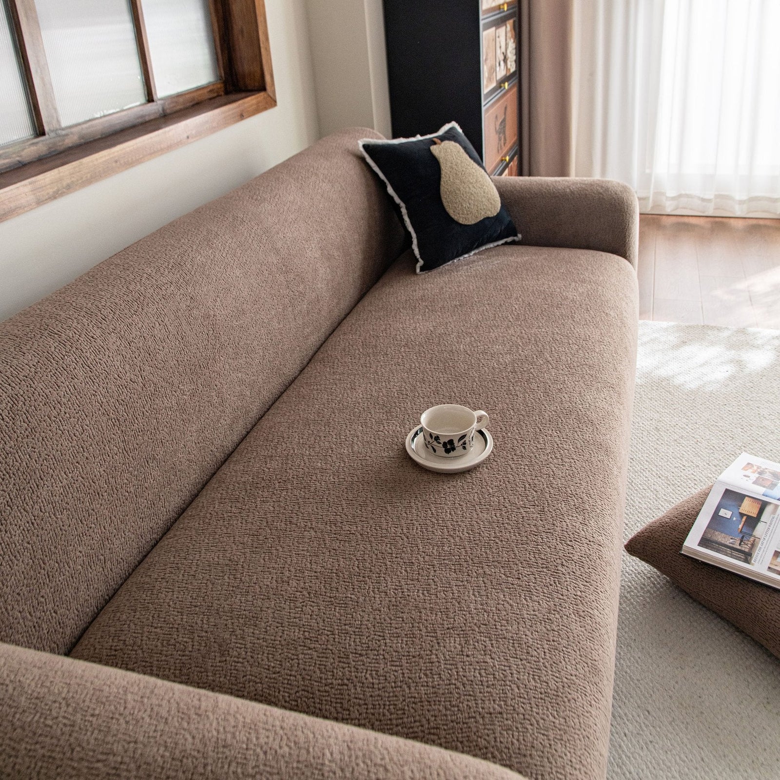 High Stretch Sofa Slipcover, Non Slip Couch Sofa Cover Washable Furniture Protector