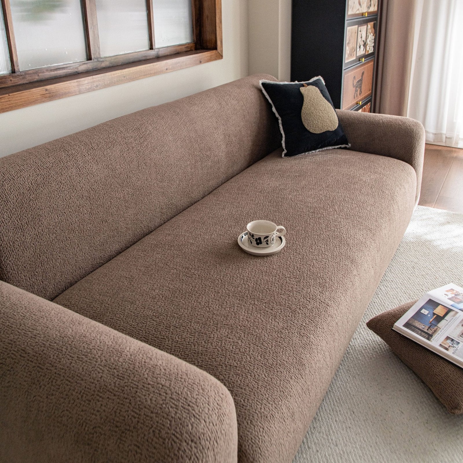 High Stretch Sofa Slipcover, Non Slip Couch Sofa Cover Washable Furniture Protector