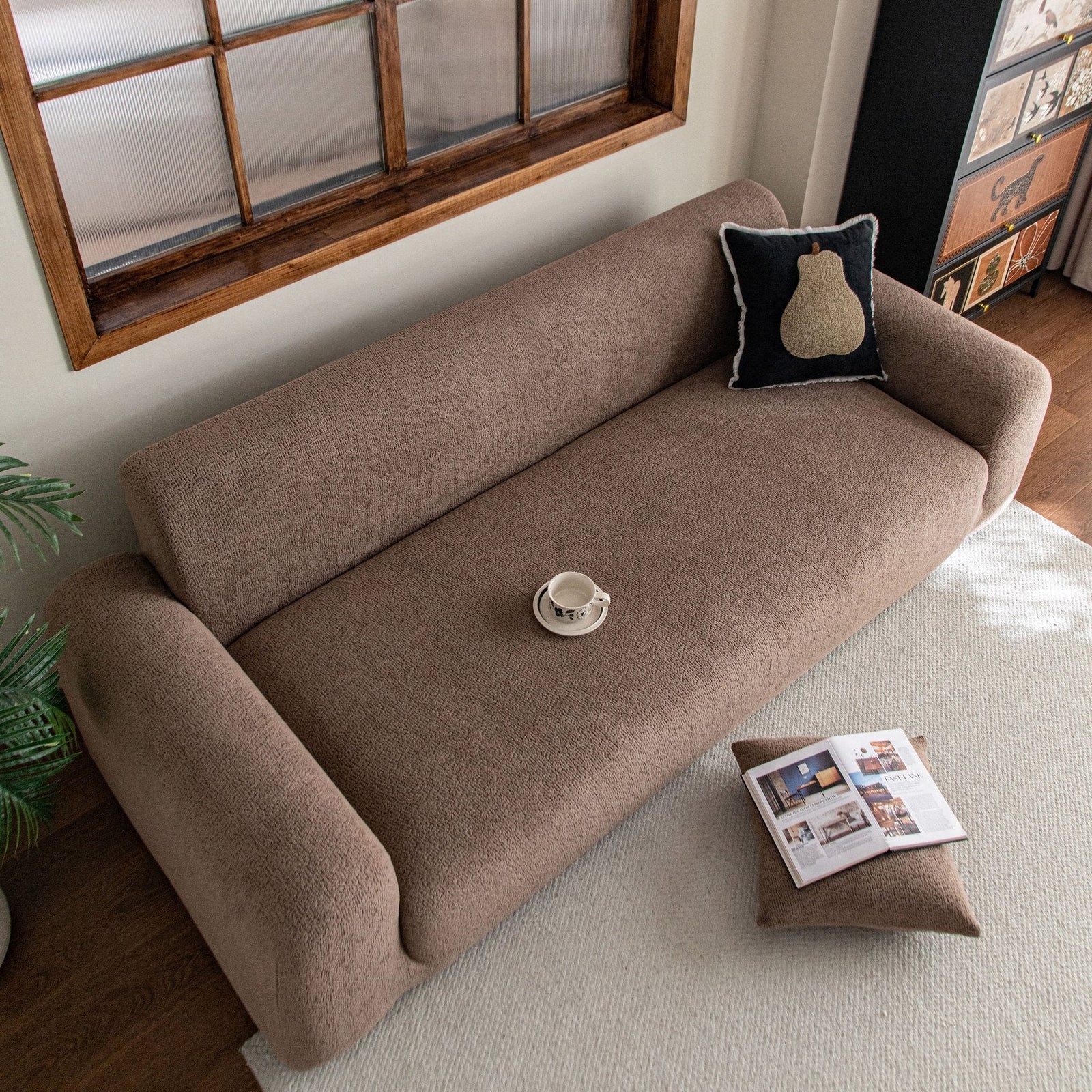 High Stretch Sofa Slipcover, Non Slip Couch Sofa Cover Washable Furniture Protector