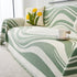 Soft Cozy Curved Throw Blankets for Couch, Sofa, Bed, Travel, Decorative Blankets for Women, Men, Kids Gift
