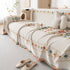 Bohemian Geometric Sofa Throw Cover, Cozy & Protective Ethnic-Inspired Couch Cover