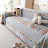 Bohemian Geometric Sofa Throw Cover, Cozy & Protective Ethnic-Inspired Couch Cover