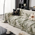 Modern Minimalist Chenille Willow Leaf Pattern Couch Cover Blanket, Luxurious Blankets for The Sofa