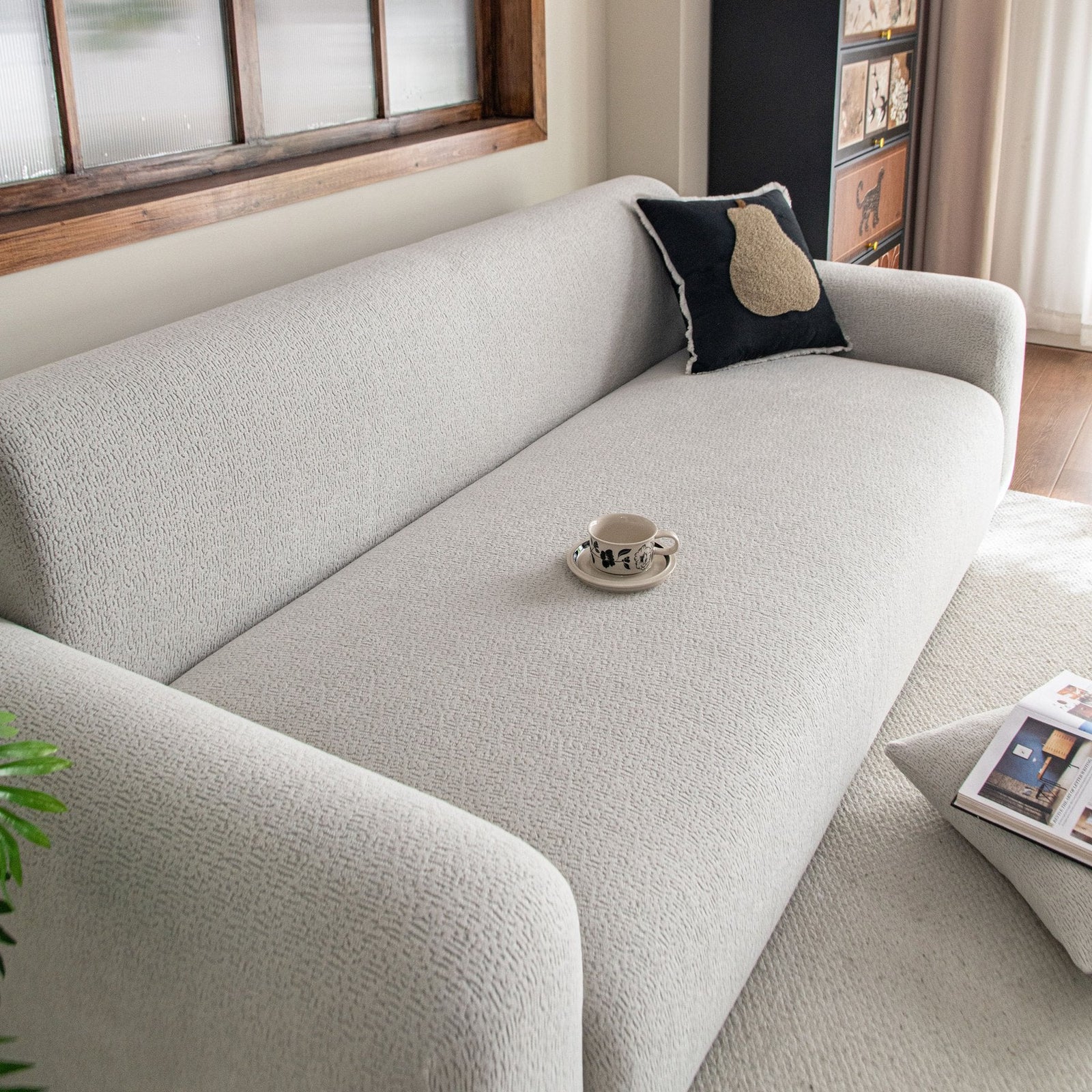 High Stretch Sofa Slipcover, Non Slip Couch Sofa Cover Washable Furniture Protector