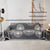 Dandelion Reversible Striped Couch Throw Cover for Living Room Pet Sofa Slipcovers Couch Protector