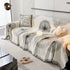 Dandelion Reversible Striped Couch Throw Cover for Living Room Pet Sofa Slipcovers Couch Protector