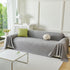 Embossed Leaf Pattern Sofa Cover Blanket for Couch, Soft Cooling Textured Couch Cover