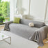 Embossed Leaf Pattern Sofa Cover Blanket for Couch, Soft Cooling Textured Couch Cover