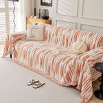 Reversible Sofa Throw Blanket, Couch Cover Sofa Slipcover for Most Shape Sofas