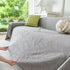 Embossed Leaf Pattern Sofa Cover Blanket for Couch, Soft Cooling Textured Couch Cover