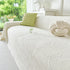 Embossed Leaf Pattern Sofa Cover Blanket for Couch, Soft Cooling Textured Couch Cover