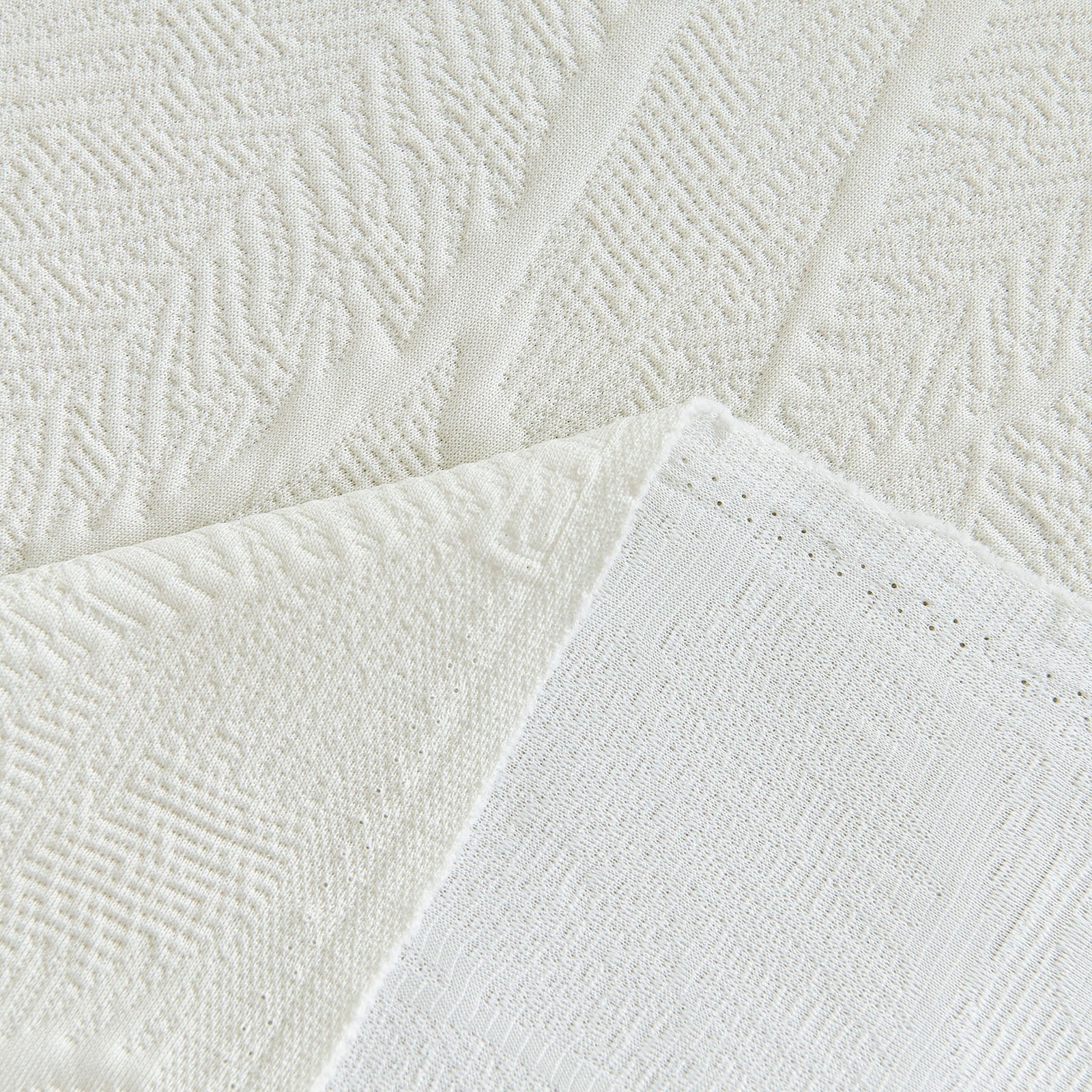 Embossed Leaf Pattern Sofa Cover Blanket for Couch, Soft Cooling Textured Couch Cover