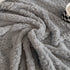 Soft Plush Fleece Throw Blanket for Couch Solid Cute Warm Couch Cover Blanket for Winter