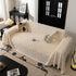 Soft Plush Fleece Throw Blanket for Couch Solid Cute Warm Couch Cover Blanket for Winter