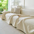 Fresh Geometric Sofa Throw Cover, Modern Textured Breathable Couch Protector Blanket
