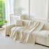Fresh Geometric Sofa Throw Cover, Modern Textured Breathable Couch Protector Blanket