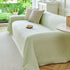 Fresh Geometric Sofa Throw Cover, Modern Textured Breathable Couch Protector Blanket