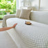 Fresh Geometric Sofa Throw Cover, Modern Textured Breathable Couch Protector Blanket