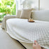 Fresh Geometric Sofa Throw Cover, Modern Textured Breathable Couch Protector Blanket