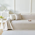 Cooling Ice Silk Soft Sofa Cover Blanket, Woven Geometric Textured Modern Couch Cover