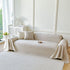 Cooling Ice Silk Soft Sofa Cover Blanket, Woven Geometric Textured Modern Couch Cover