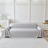 Cooling Ice Silk Soft Sofa Cover Blanket, Woven Geometric Textured Modern Couch Cover