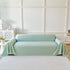Cooling Ice Silk Soft Sofa Cover Blanket, Woven Geometric Textured Modern Couch Cover