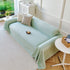 Cooling Ice Silk Soft Sofa Cover Blanket, Woven Geometric Textured Modern Couch Cover