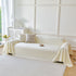 Cooling Ice Silk Soft Sofa Cover Blanket, Woven Geometric Textured Modern Couch Cover