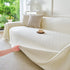 Cooling Ice Silk Soft Sofa Cover Blanket, Woven Geometric Textured Modern Couch Cover