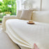 Cooling Ice Silk Soft Sofa Cover Blanket, Woven Geometric Textured Modern Couch Cover