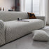 Modern Geometric Jacquard Sofa Slipcover, High Stretch 1-Piece Textured Couch Cover