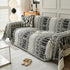 Chenille Sofa Cover Throw Blanket, Boho Geometric Scratch Proof Couch Protector