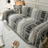 Chenille Sofa Cover Throw Blanket, Boho Geometric Scratch Proof Couch Protector